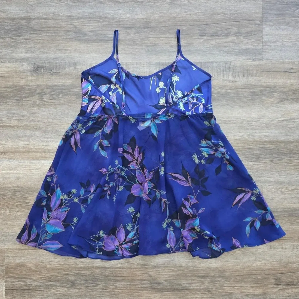 Vintage Blue Fairy Babydoll Slip Dress. Size Medium <3